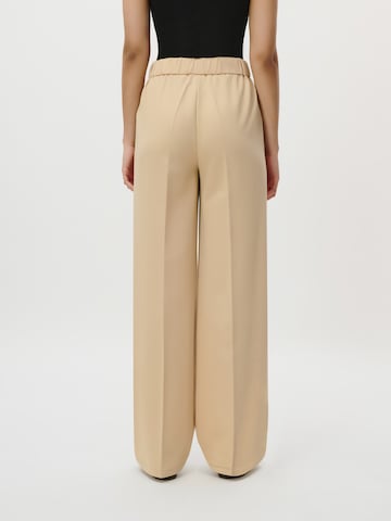 LeGer by Lena Gercke regular Bukser med fals 'Allie Tall' i beige