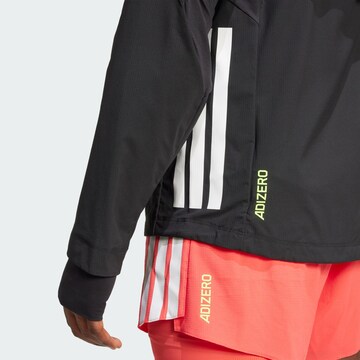 ADIDAS PERFORMANCE Sportjas 'Adizero' in Zwart