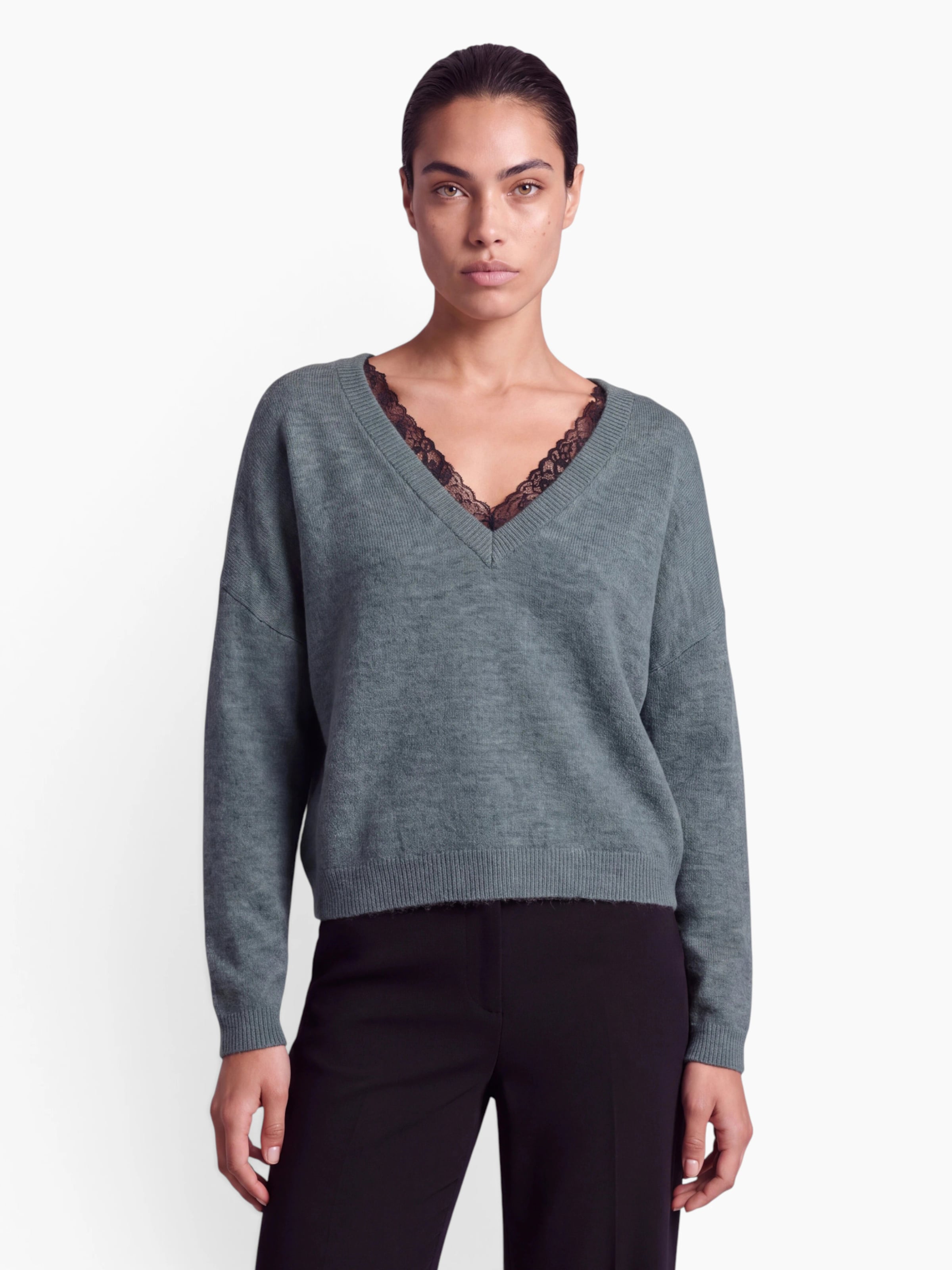 ONLY Sweater 'ONLManifesta' in Green