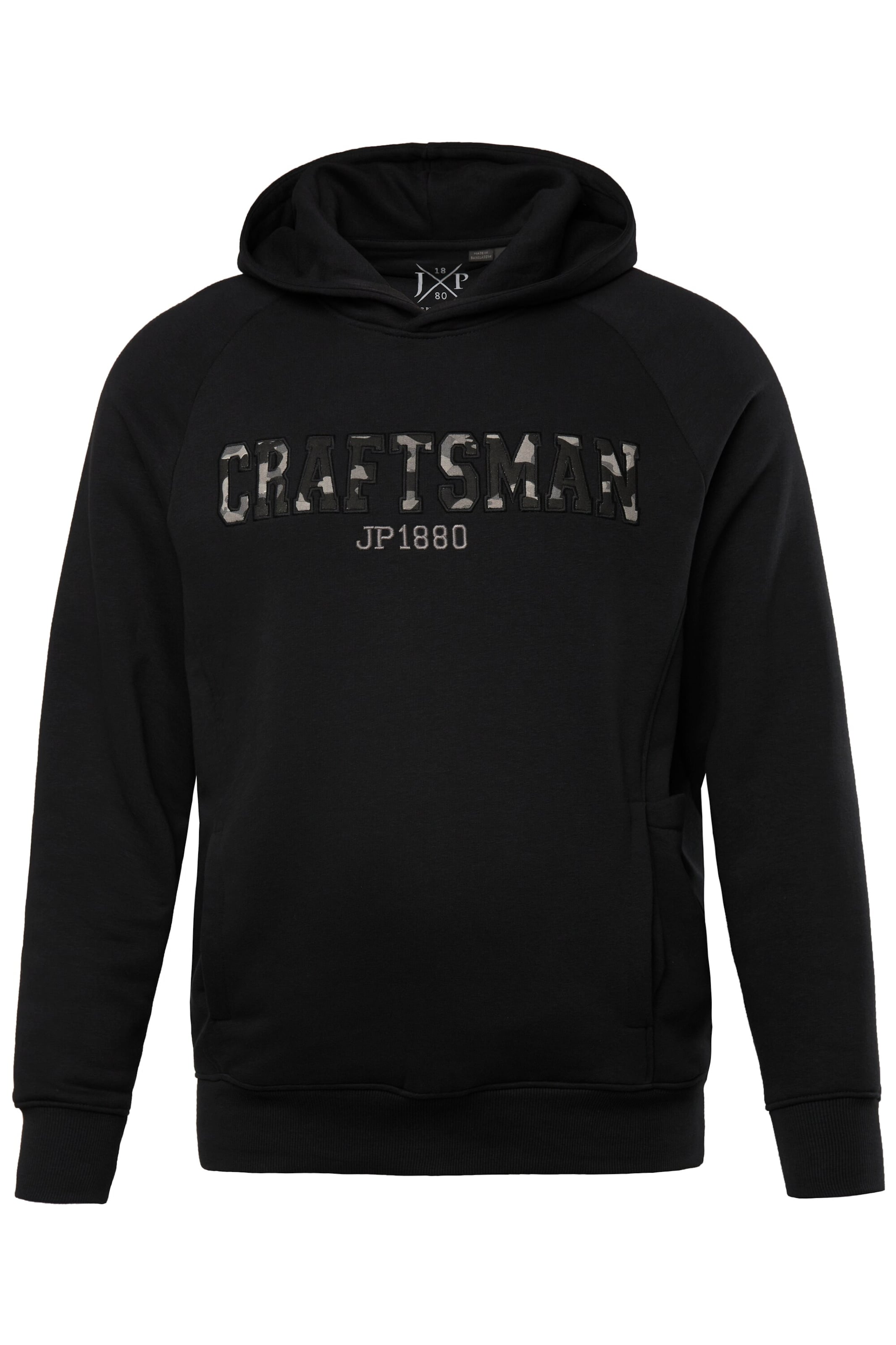 JP1880 Sweatshirt in Zwart: voorkant