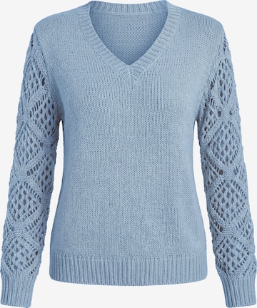 Pull-over faina en bleu : devant