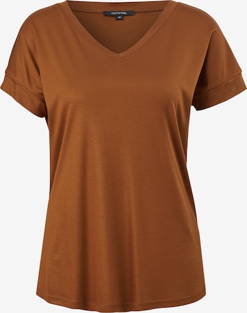 COMMA Shirt in Brown: front