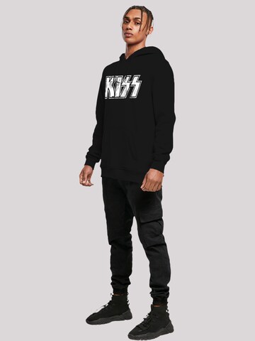 F4NT4STIC Sweatshirt 'Kiss Rock Music Band Vintage ' in Black