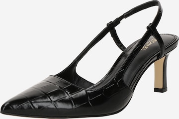 MICHAEL Michael KorsCipele s potpeticom i otvorenom petom 'ALORA' - crna boja: prednji dio