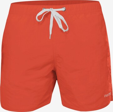 normani Swim Trunks 'Coastline' in Orange: front