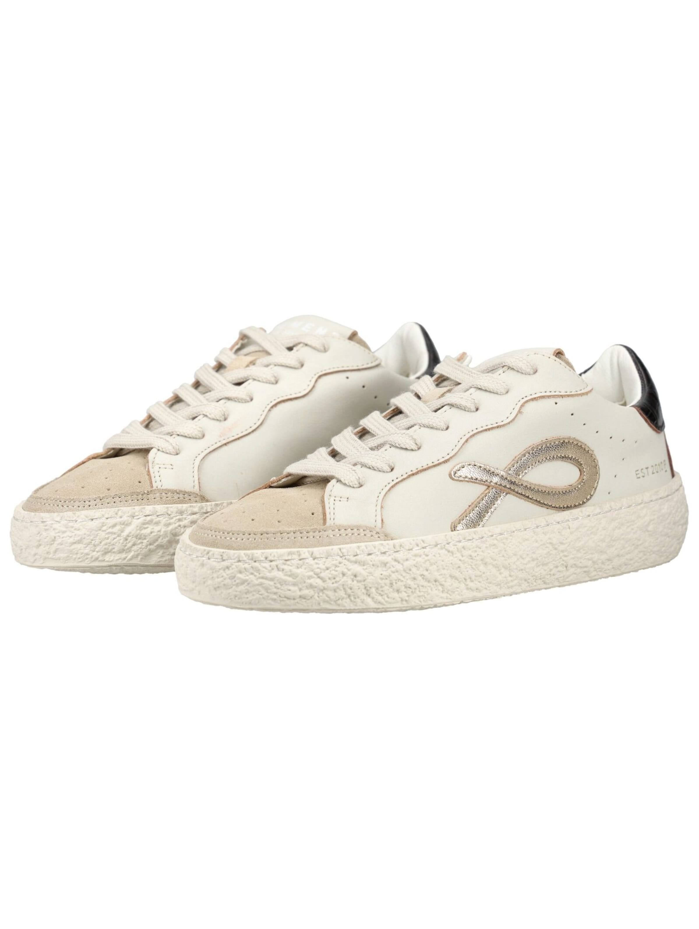 Baskets basses PAVEMENT en beige : devant