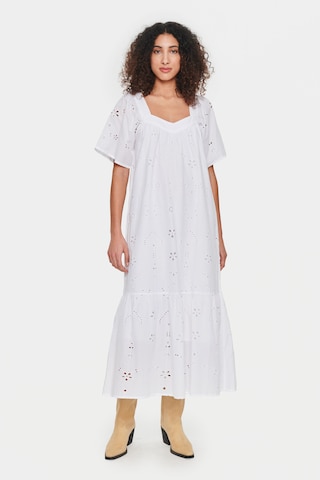 Robe 'MellaniSZ' SAINT TROPEZ en blanc : devant