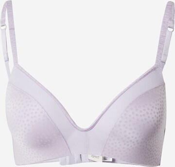 ESPRIT T-shirt Bra in Purple: front