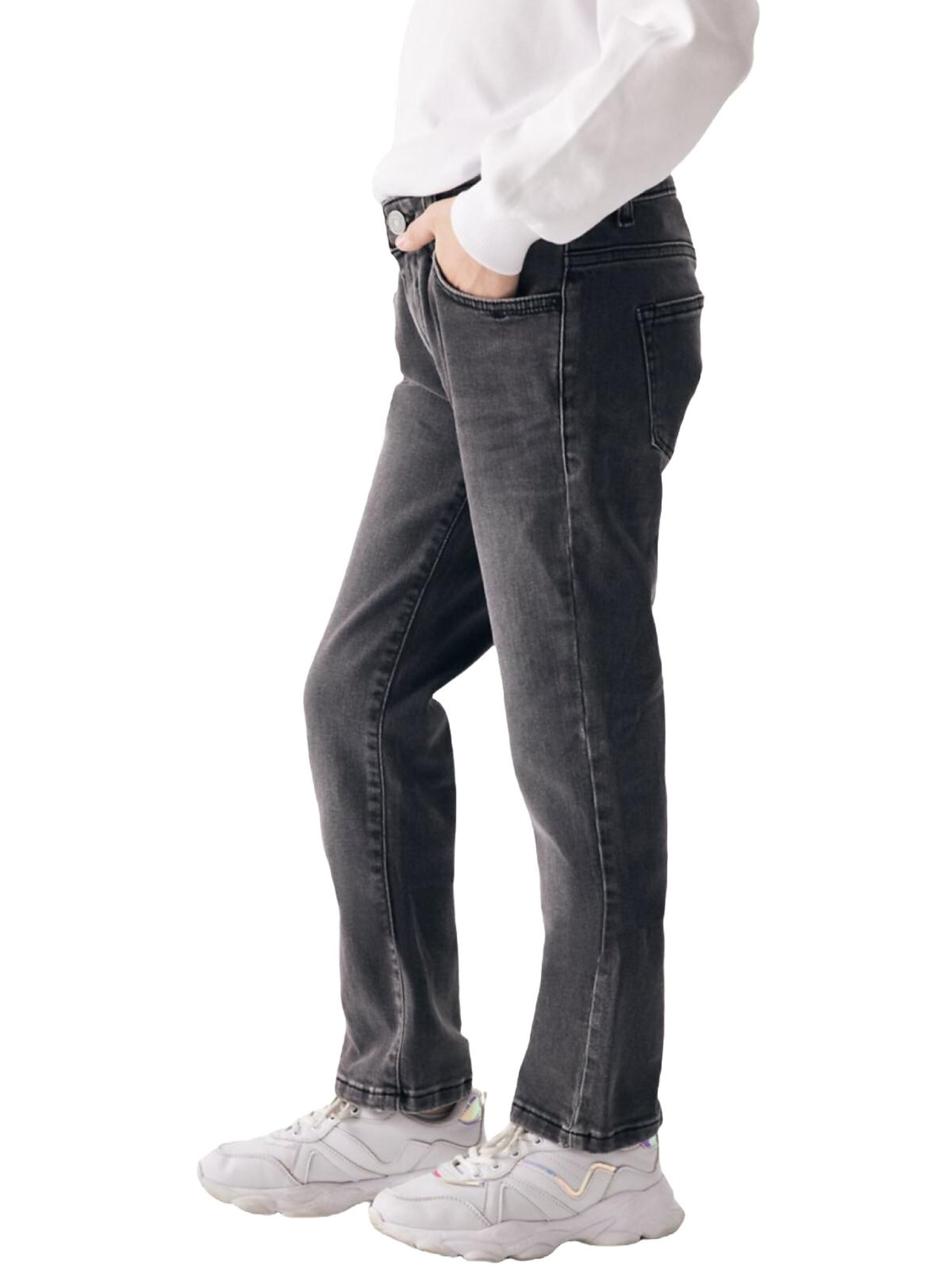LTB Jeans - Loosefit Vaquero 'LTB Jeans Baby Mädchen Oliana G High Waist Wide Leg Jeans' en gris