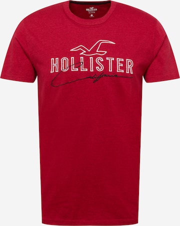 sarkans HOLLISTER T-Krekls: no priekšpuses