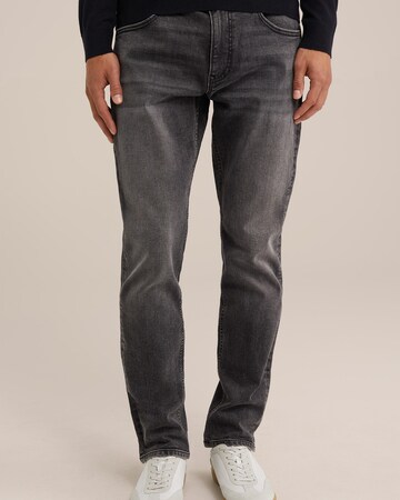 WE Fashion - regular Vaquero en gris: frente