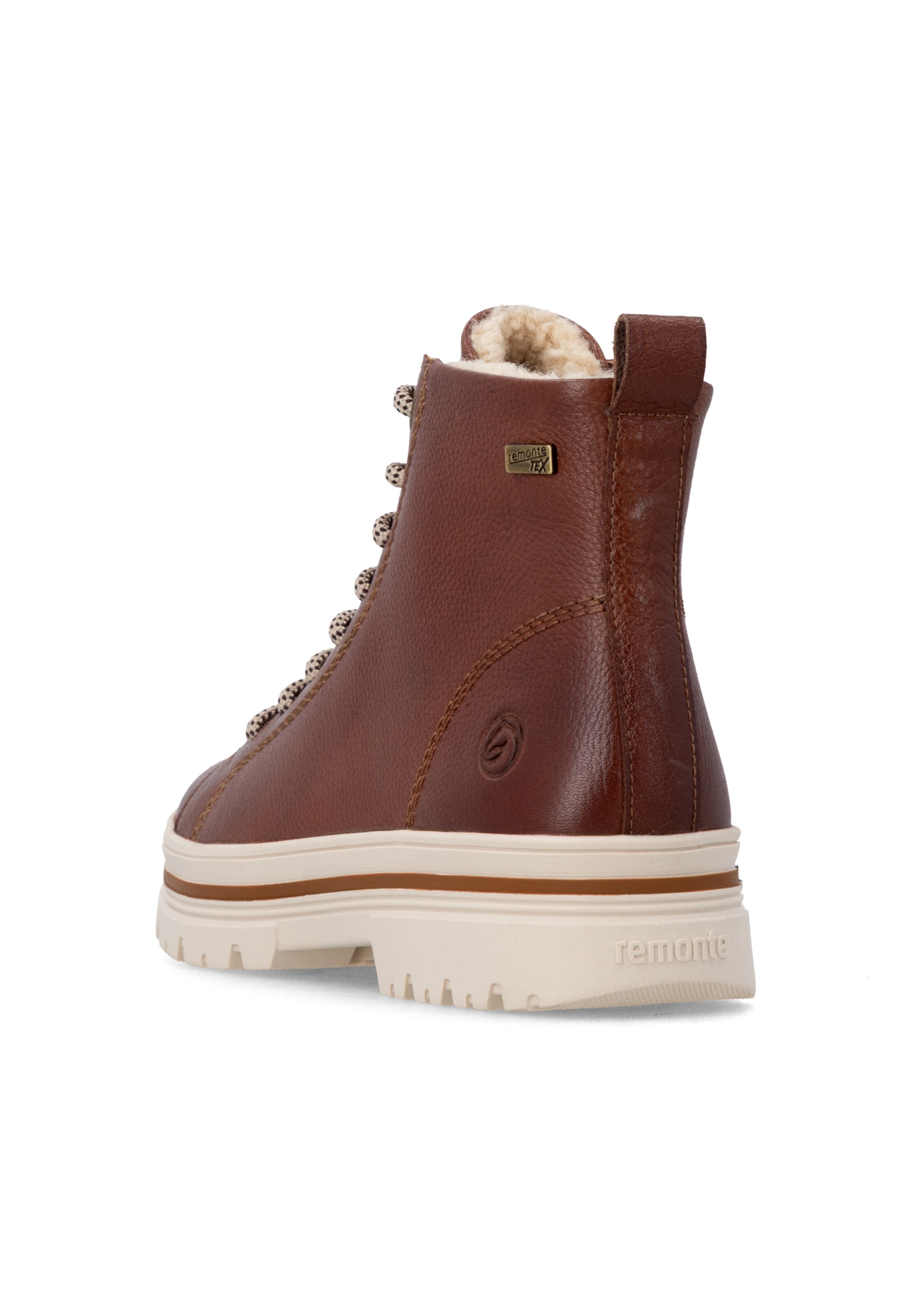Bottes à lacets REMONTE en marron