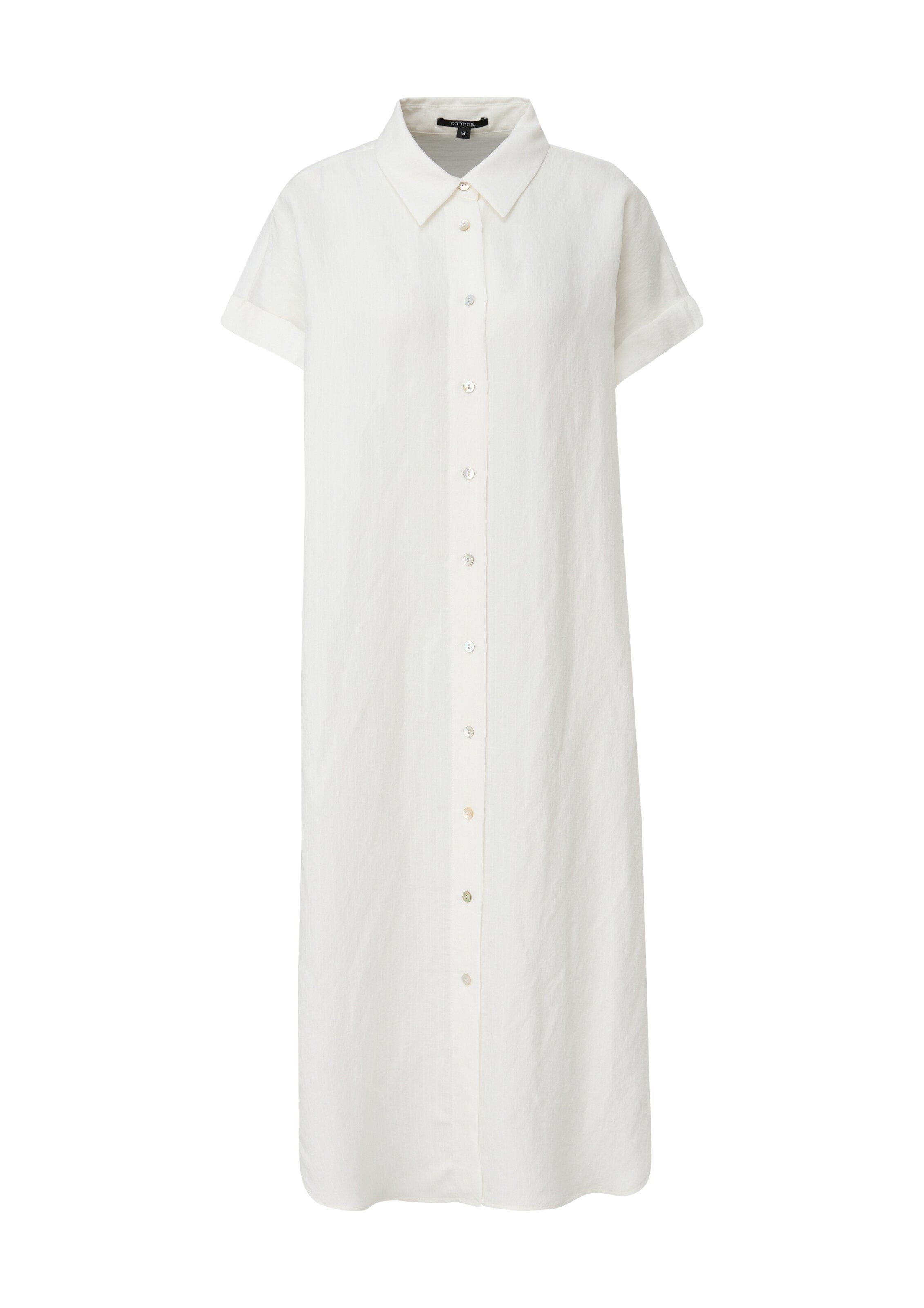 Robe-chemise COMMA en blanc : devant