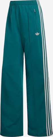 Wide leg Pantaloni 'Firebird' de la ADIDAS ORIGINALS pe verde: față