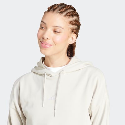 ADIDAS SPORTSWEAR Sweat de sport en S en crème / blanc, Vue avec produit