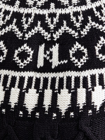 Karl Lagerfeld Pulóver 'Fairisle' - fekete