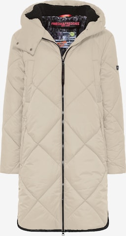 Frieda & Freddies NY Mantel in Braun: Vorderseite