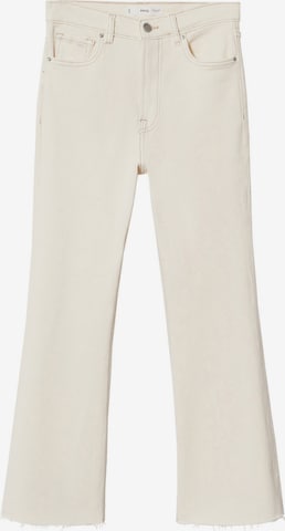 MANGO Boot cut Jeans 'Sienna' in White: front