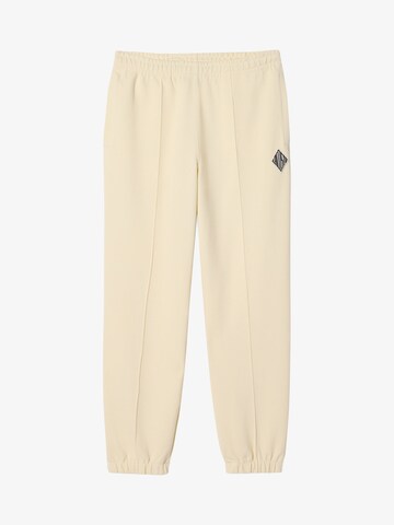 LACOSTE - Regular Calças de desporto em amarelo: frente
