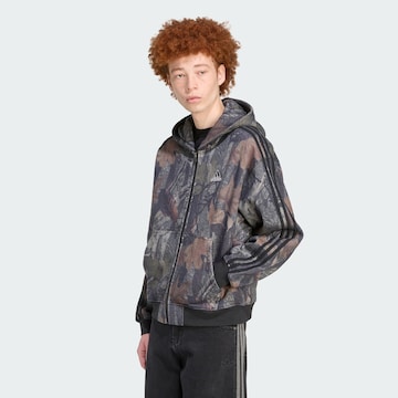 Veste de survêtement ADIDAS ORIGINALS en noir : devant