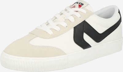 LEVI'S ® Sneaker low i sort / hvid / uldhvid, Produktvisning