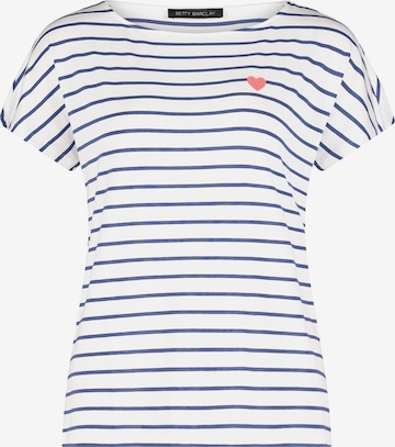 T-shirt Betty Barclay en blanc : devant