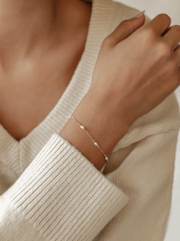 Hey Happiness Sieraden set 'Baroque Pearl Necklace & Pearl Bracelet Set' in Goud