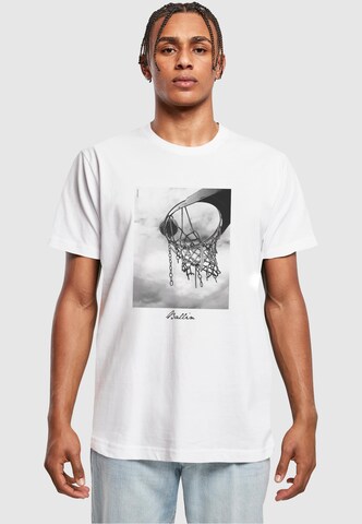 Mister Tee Shirt 'Ballin 2.0' in Wit: voorkant