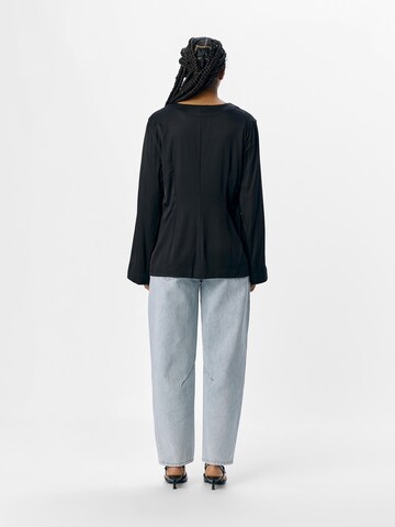 OBJECT Bluse i sort
