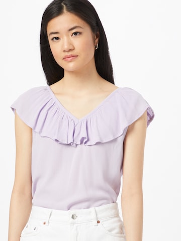 ICHI Blouse in Purple: front