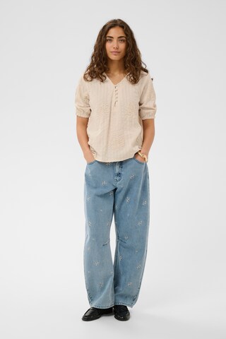 Chemisier 'CULelau' CULTURE en beige