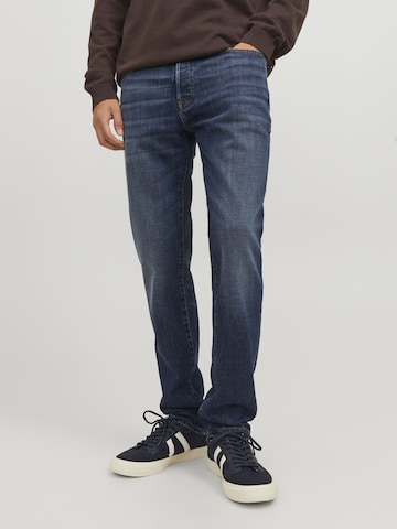 JACK & JONES Slimfit Jeans 'Tim ' in Blauw: voorkant