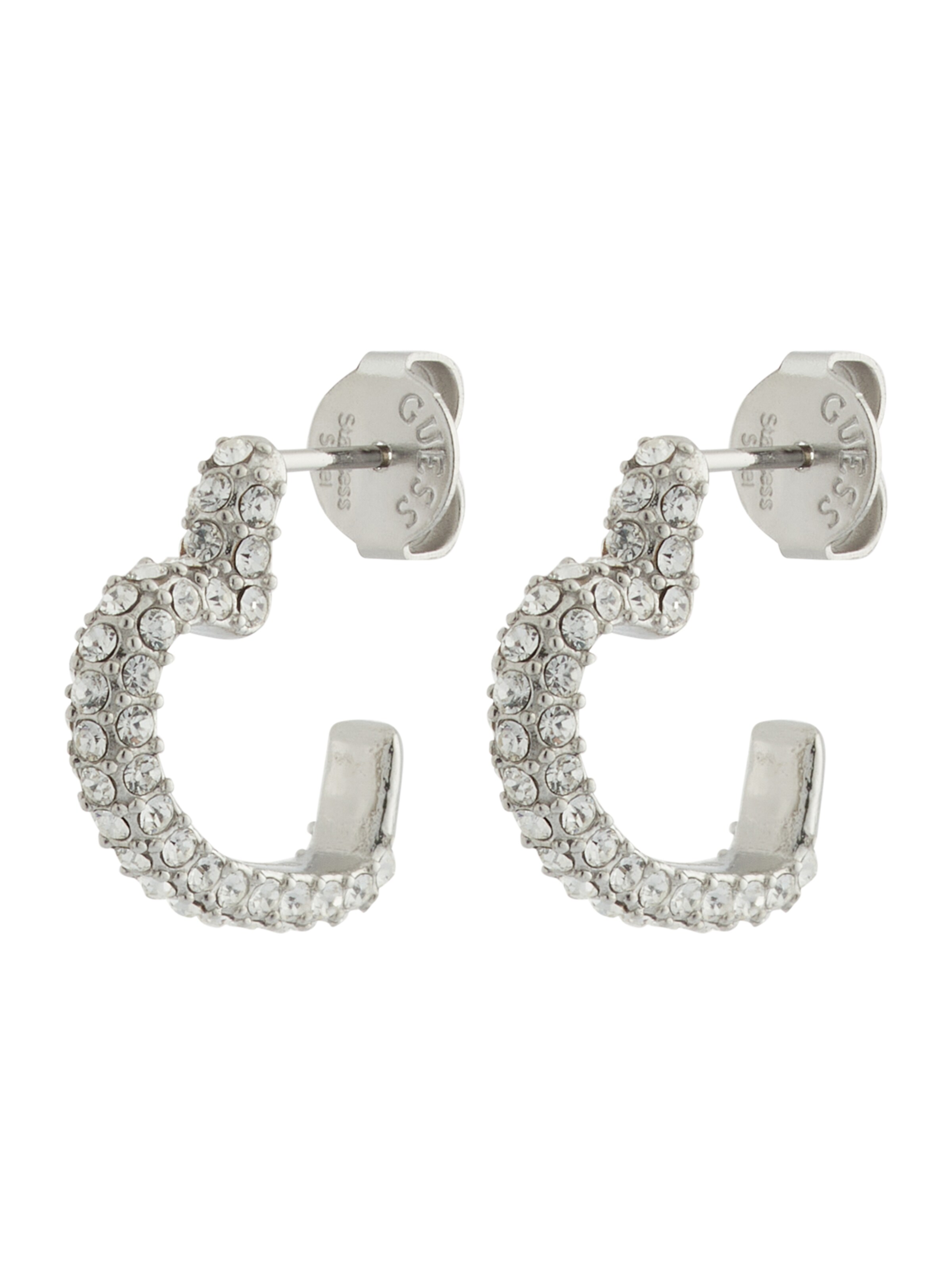 GUESS Серьги в Серебристый: спереди