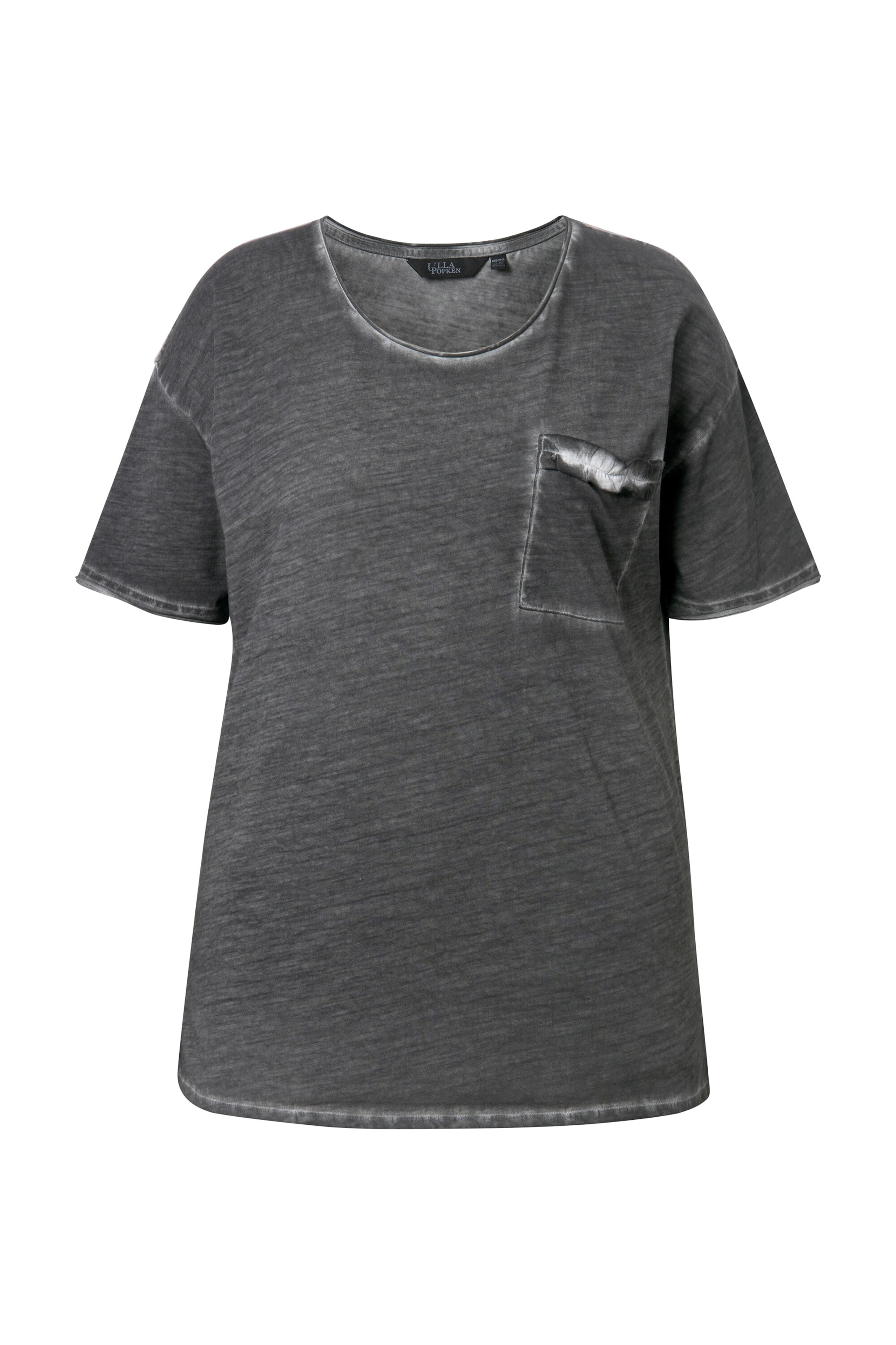 Ulla Popken Shirt in Grau: Vorderseite