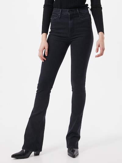 MOTHER Jeans in black denim, Modelansicht