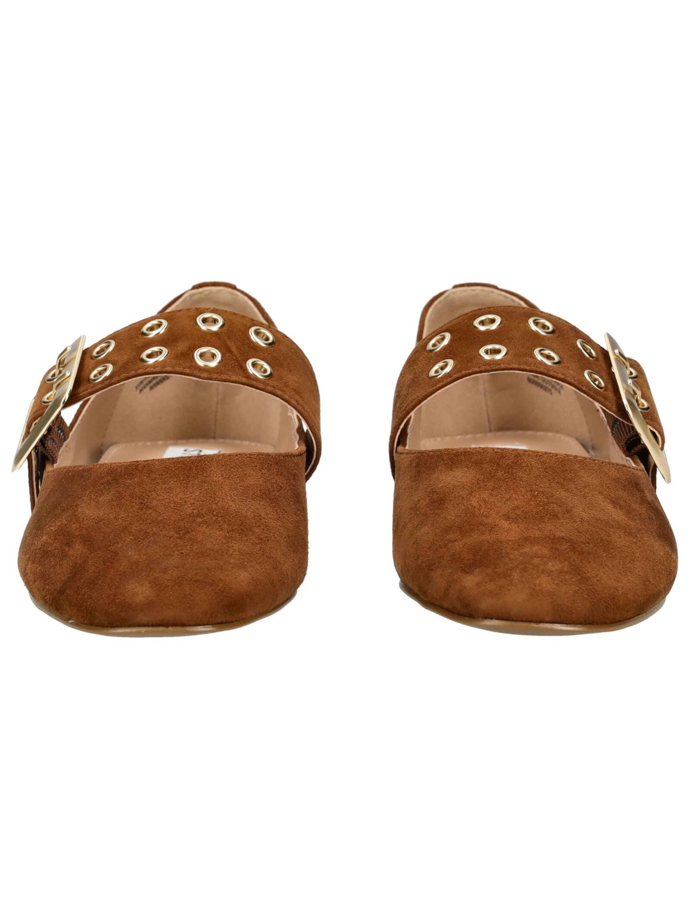 STEVE MADDEN Ballet Flats with Strap in Brown