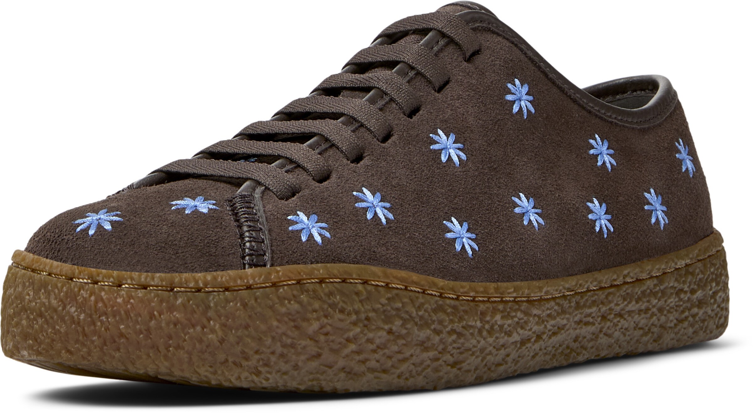 CAMPER Platform trainers ' Peu Terreno ' in Brown: front