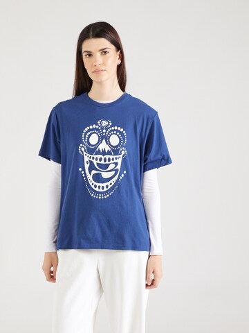 BURTON Funkční tričko 'FREE THINKER' – modrá: přední strana