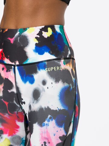 Superdry Skinny Urheiluhousut 'CORE ' värissä monivärinen