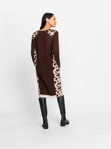 Robe heine en marron