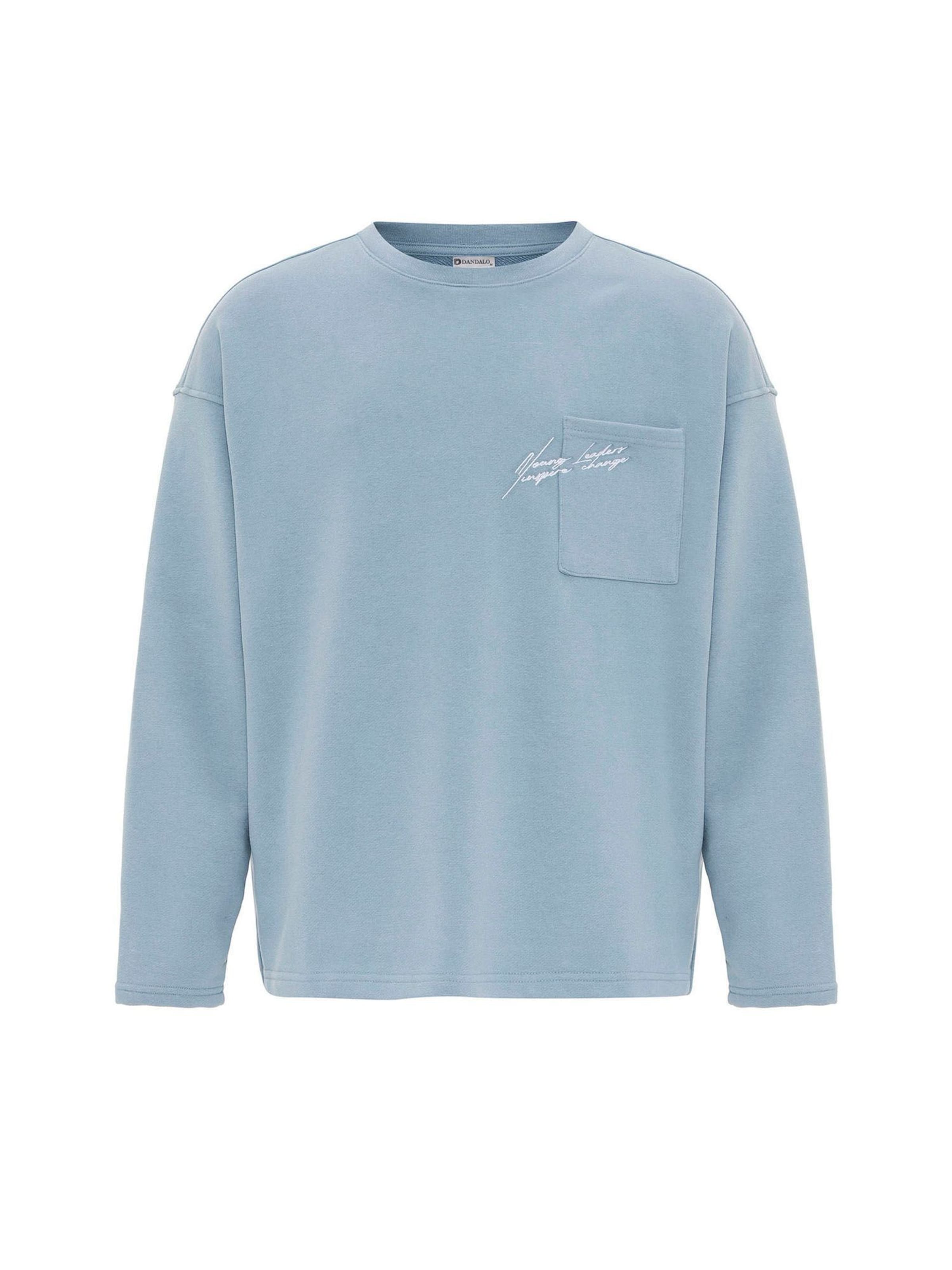 Pull-over Dandalo en bleu : devant