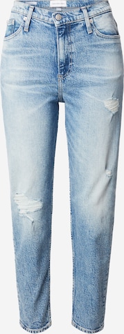 mėlyna Calvin Klein Jeans Siaurėjantis Džinsai: priekis