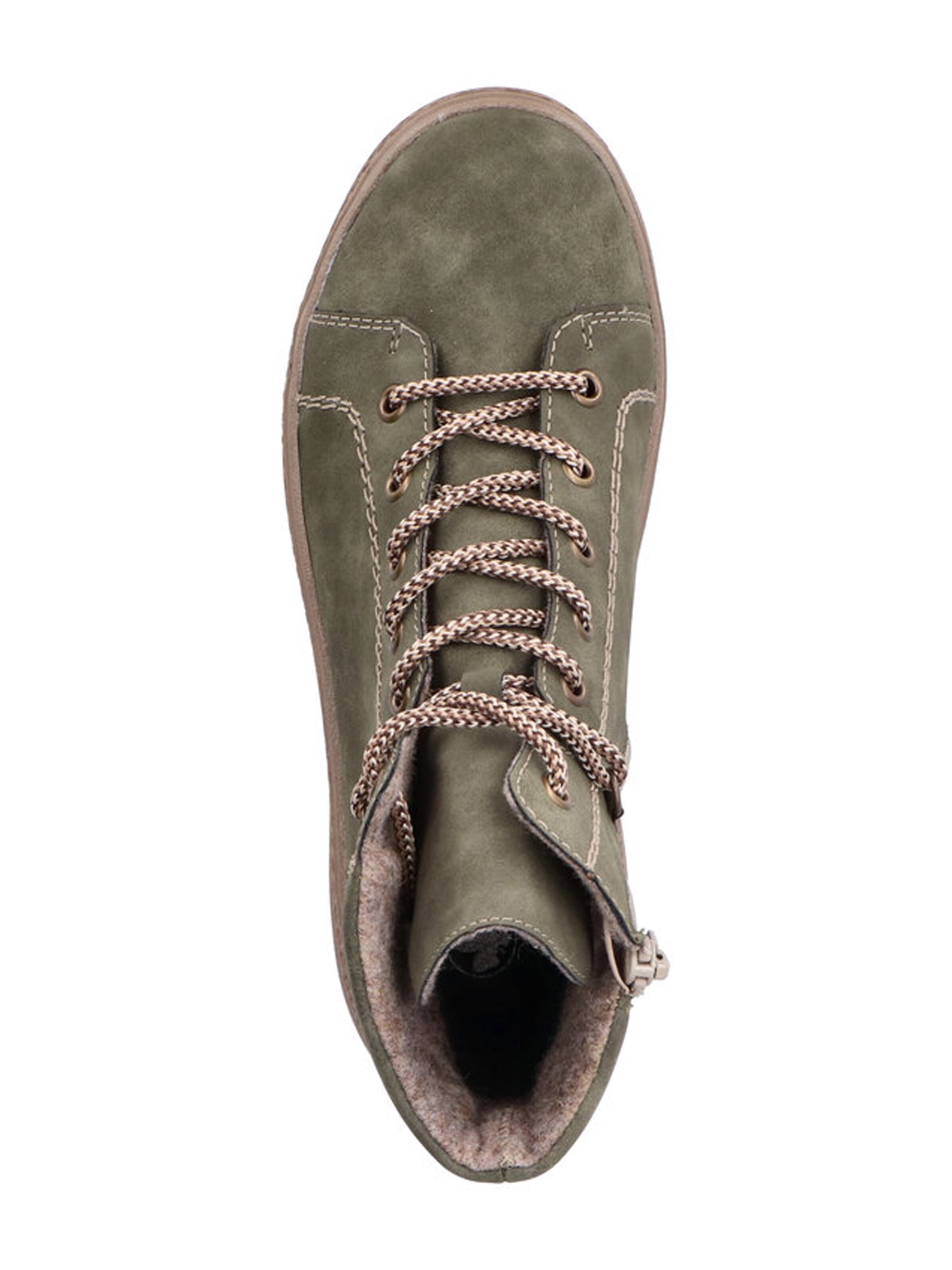 Bottines à lacets Rieker en vert