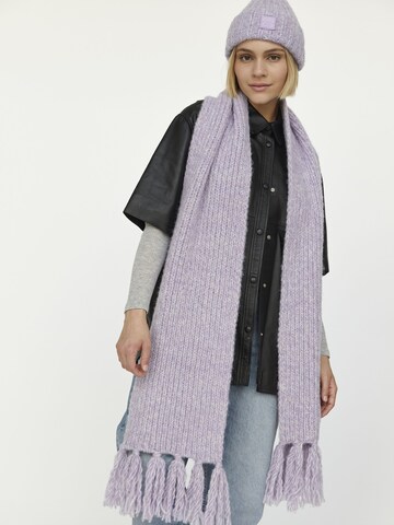 CODELLO Scarf in Purple: front