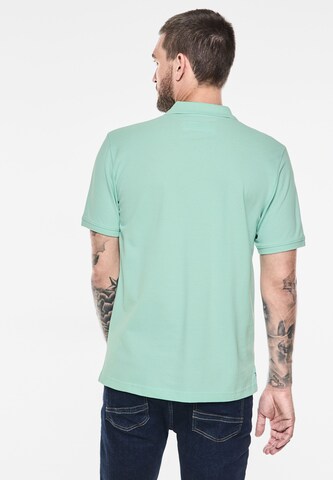 Street One MEN Shirt 'Piquée' in Grün