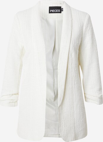 Blazer 'BOSELLA' di PIECES in bianco: frontale