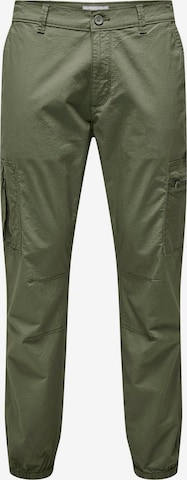 Effilé Pantalon cargo 'CAM' Only & Sons en vert : devant