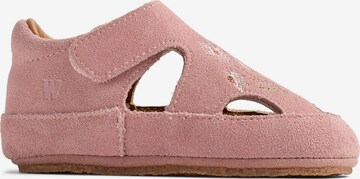 Pantoufle 'Pax' WHEAT en rose : devant
