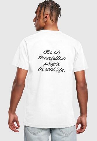 T-Shirt 'Heartbreak' Merchcode en blanc : devant