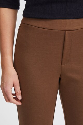 Fransa Flared Pants 'Blazer' in Brown
